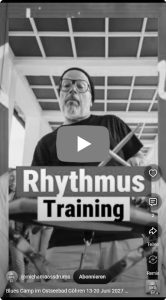 Externer Link zu Youtube Youtube-Video Rhythmus Training Michas Maass